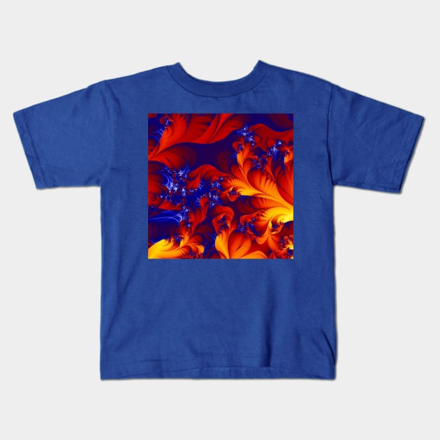 red, blue and yellow Kids T-Shirt by PREMIUMSHOP